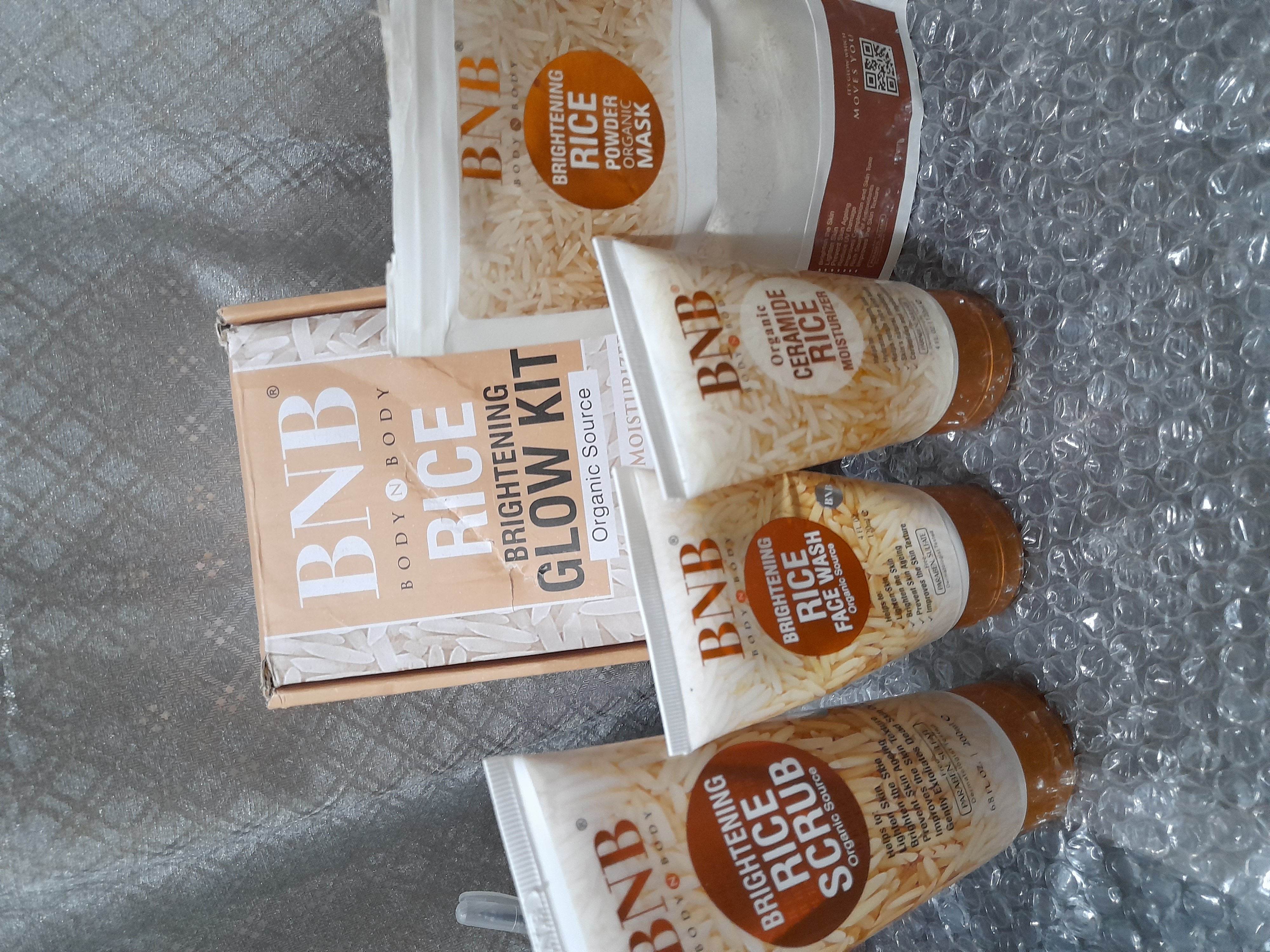 BNB Rice Bliss Bundle (Rice Extract Kit + Moisturizer) | BNB – BodyNBody